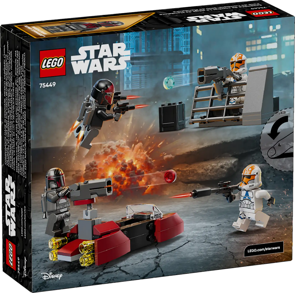 Pack de combat LEGO Star Wars – Le Siège de Mandalore 75449