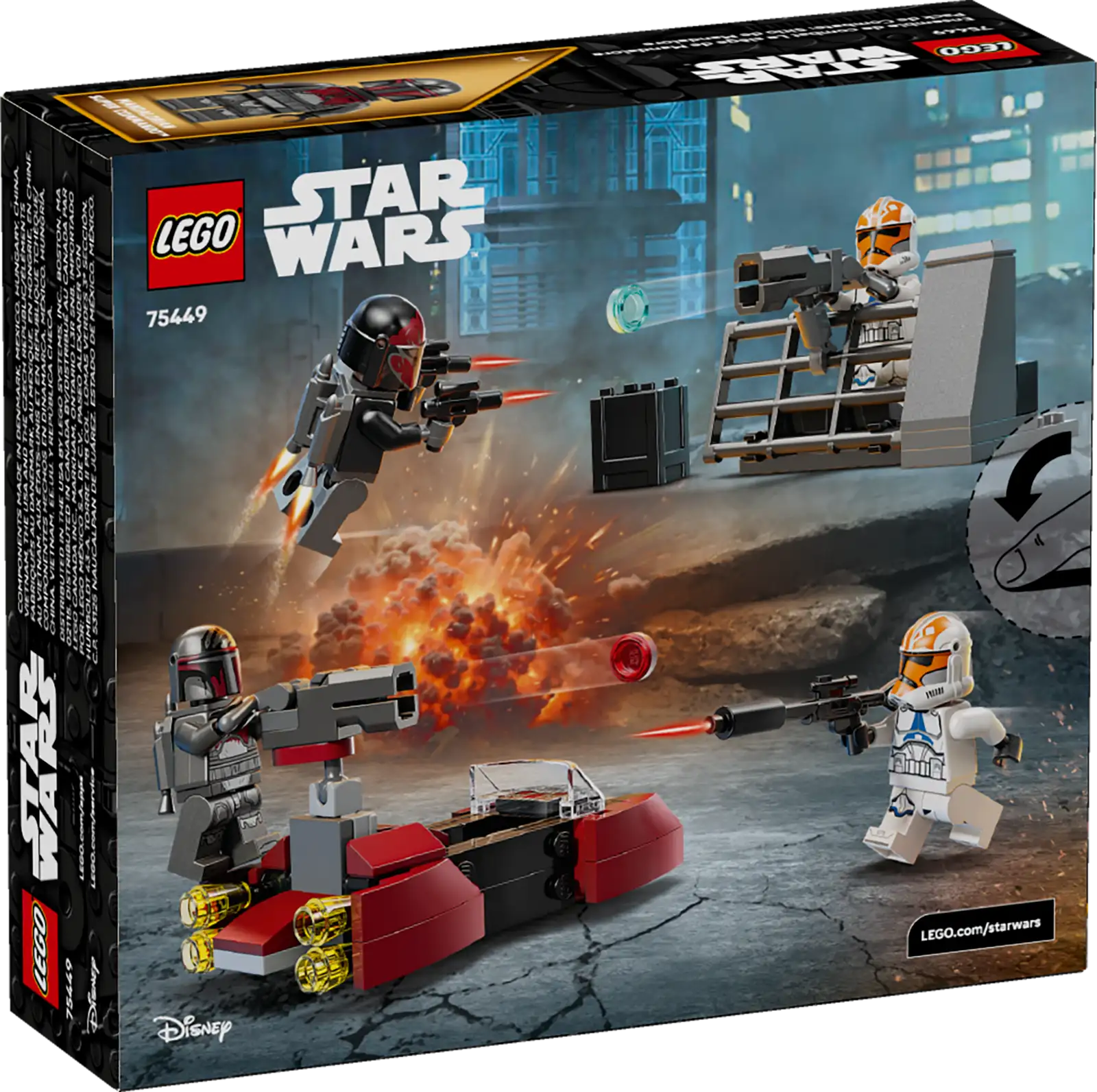 Pack de combat LEGO Star Wars – Le Siège de Mandalore 75449