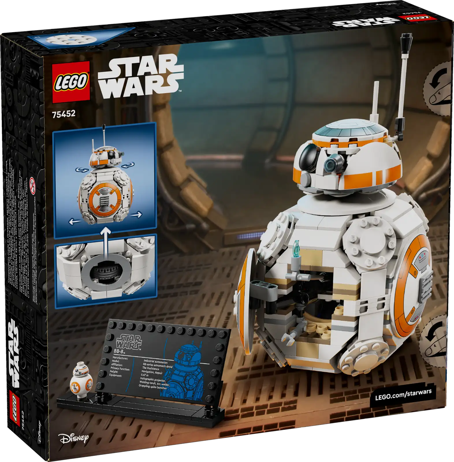 Droïde astromécano BB-8 LEGO Star Wars 75452 – Le droïde le plus mignon de la galaxie