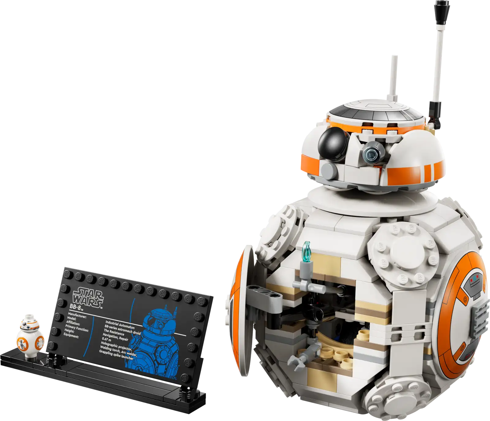 Droïde astromécano BB-8 LEGO Star Wars 75452 – Le droïde le plus mignon de la galaxie