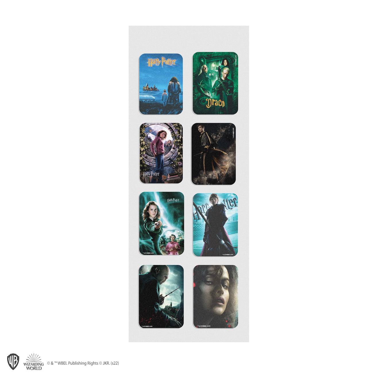 8 Autocollants Lenticulaires Posters des Films Harry Potter - Harry Potter Multicolore