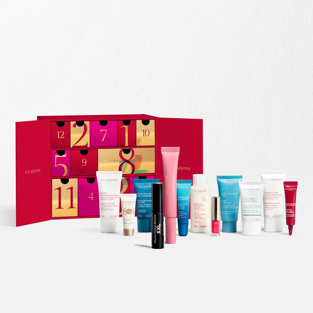 Calendrier de l'Avent Clarins 12 jours étui éco-conçu