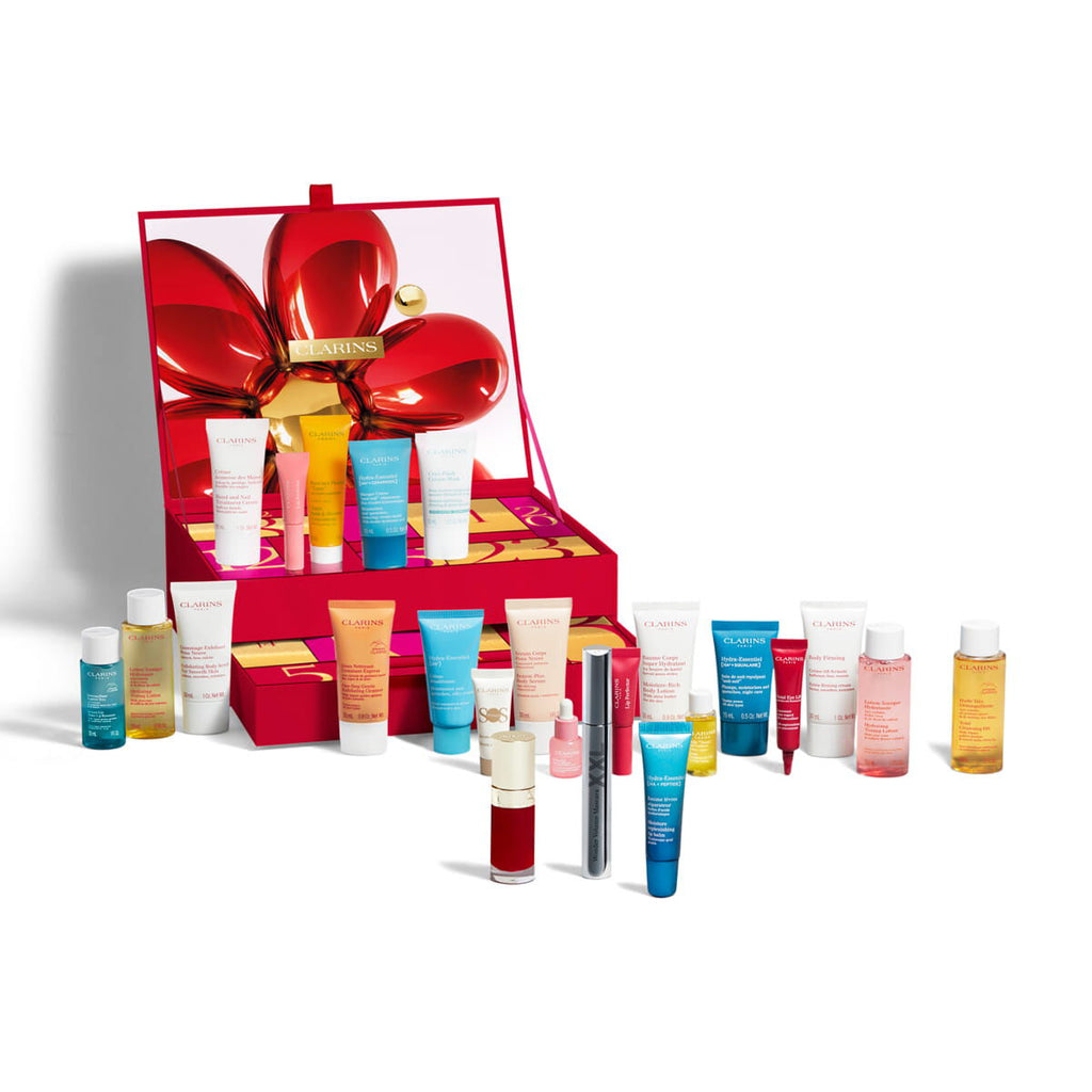 Calendrier de l'Avent Clarins 2026 24 jours soin et maquillage