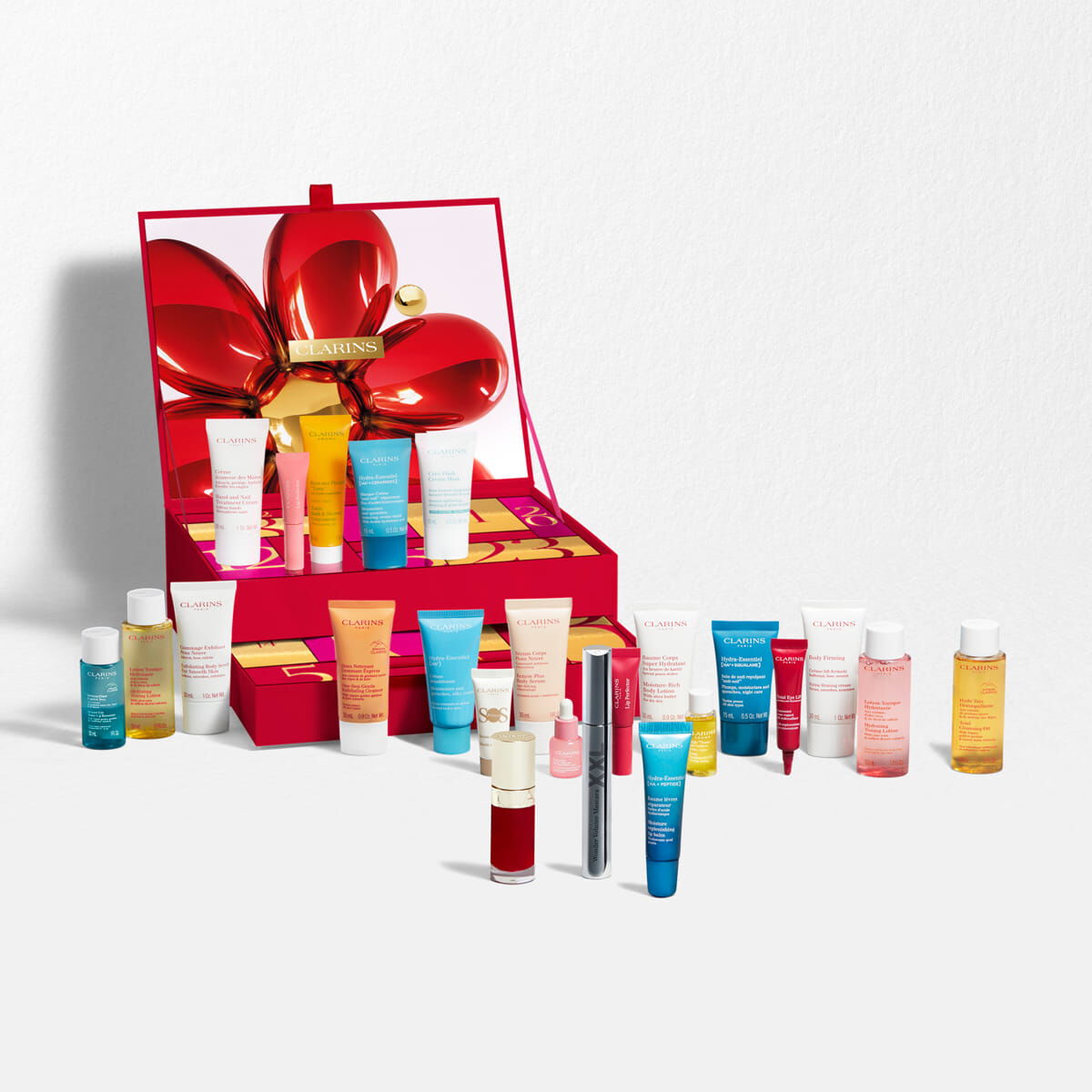 Calendrier de l'Avent Clarins 2026 étui éco-conçu