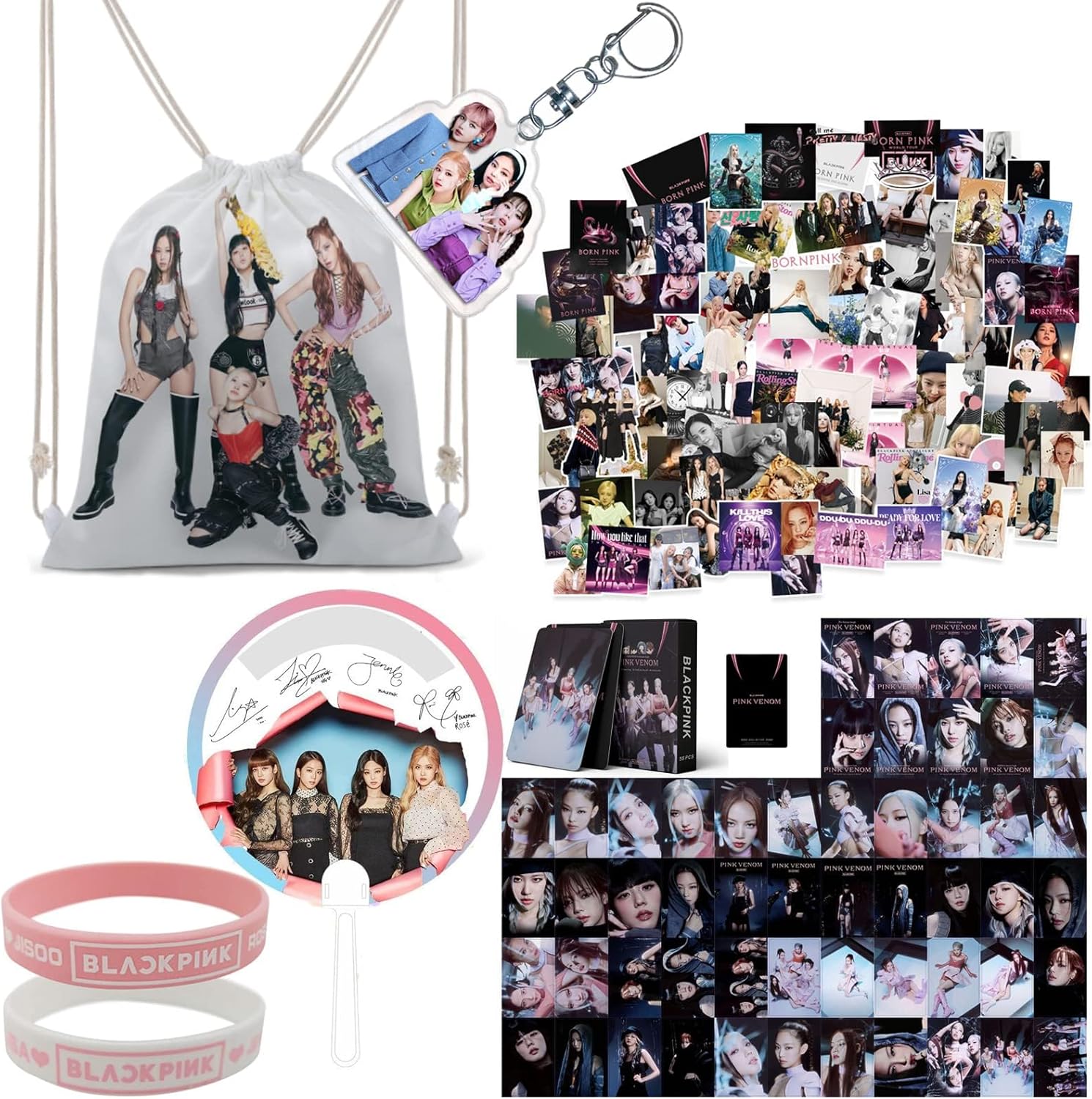 Set merch BLACKPINK (fan items)