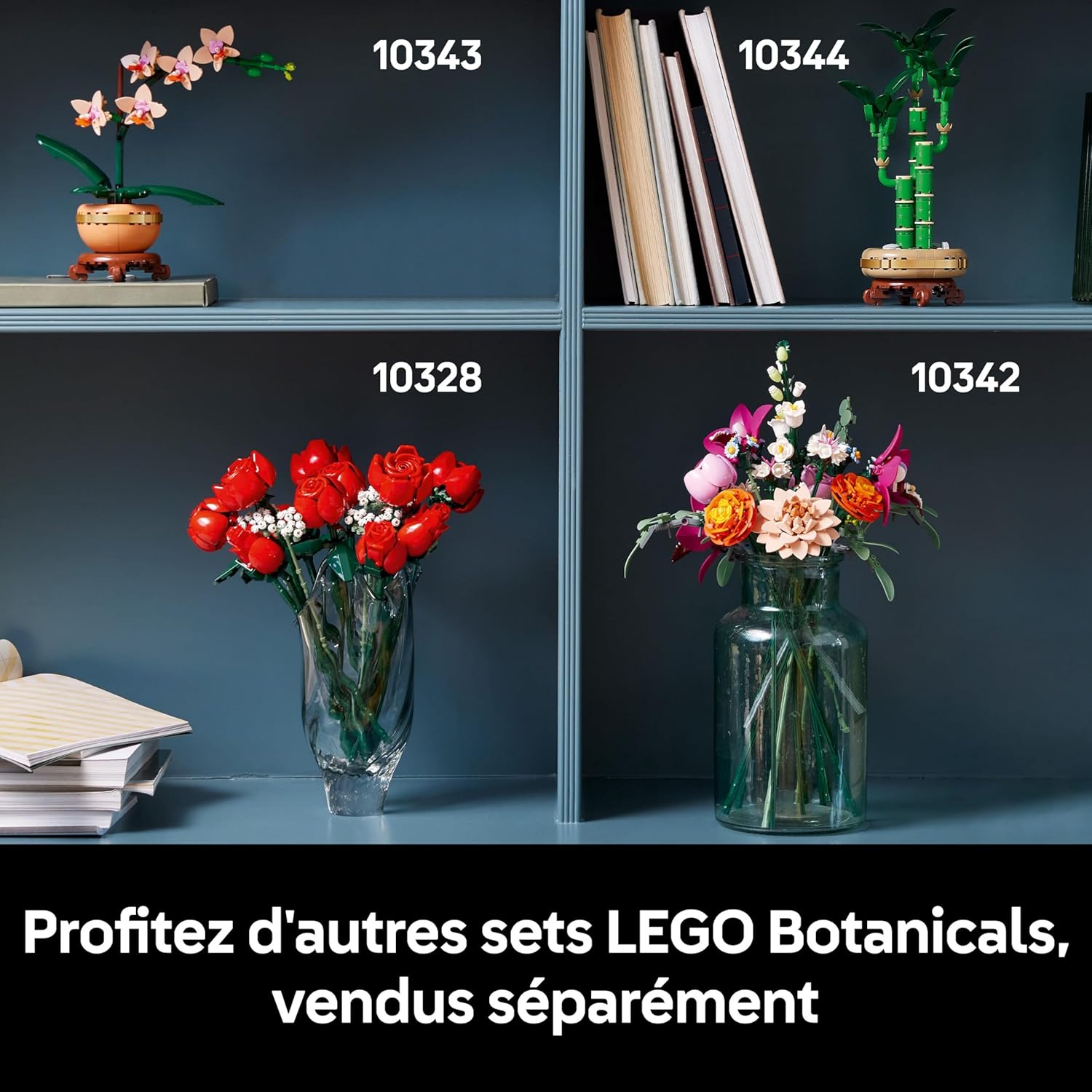 LEGO Botanicals Le Joli Bouquet de Fleurs Roses 10342 Lego