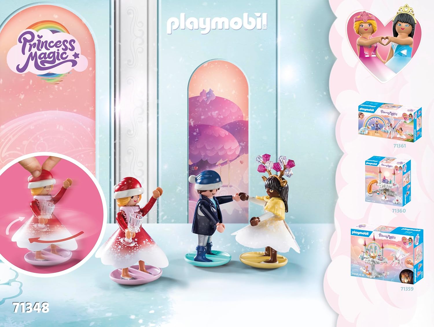 Calendrier de l’Avent Playmobil Arc-en-ciel