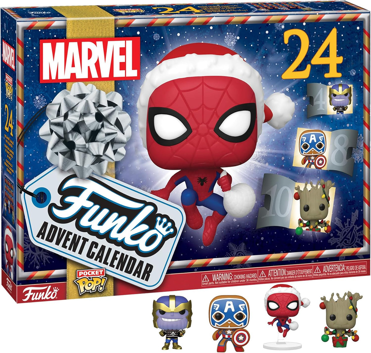 Calendrier de l'Avent Funko Pocket Pop! Marvel Holiday 2022