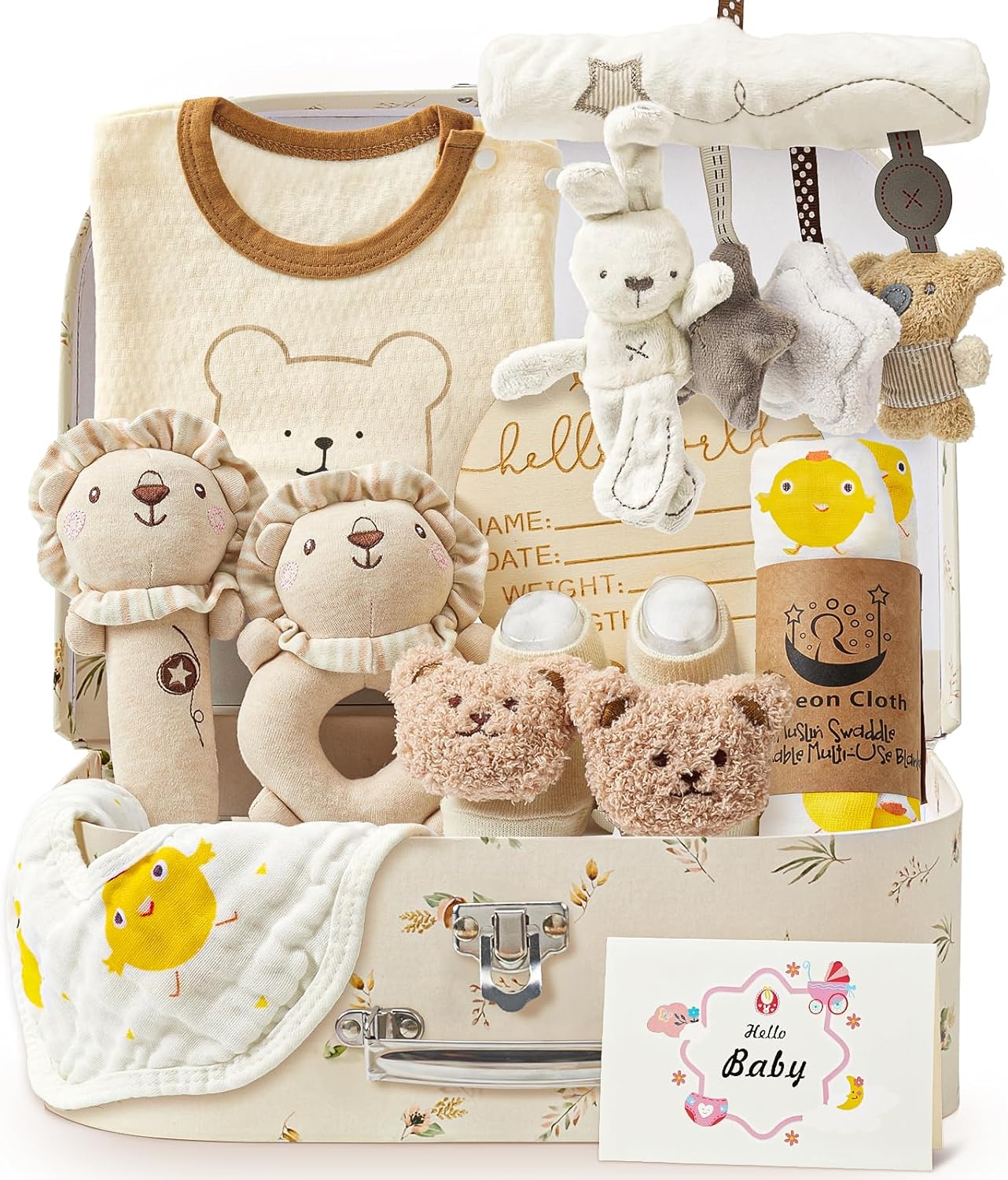 Coffret cadeau naissance bébé (multi-pièces) - vamei