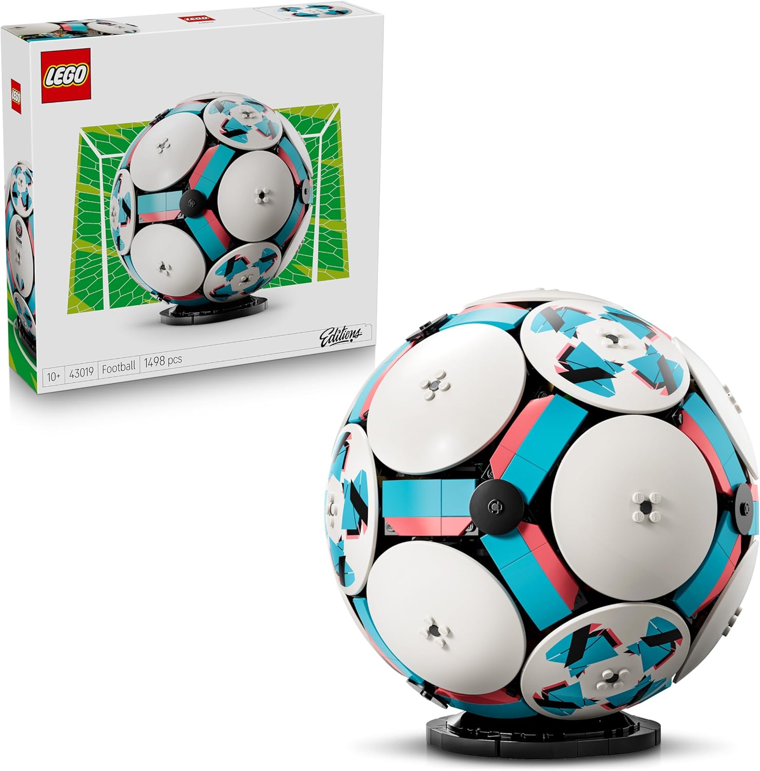 Set LEGO Editions Le Ballon de Foot 43019 avec stade miniature