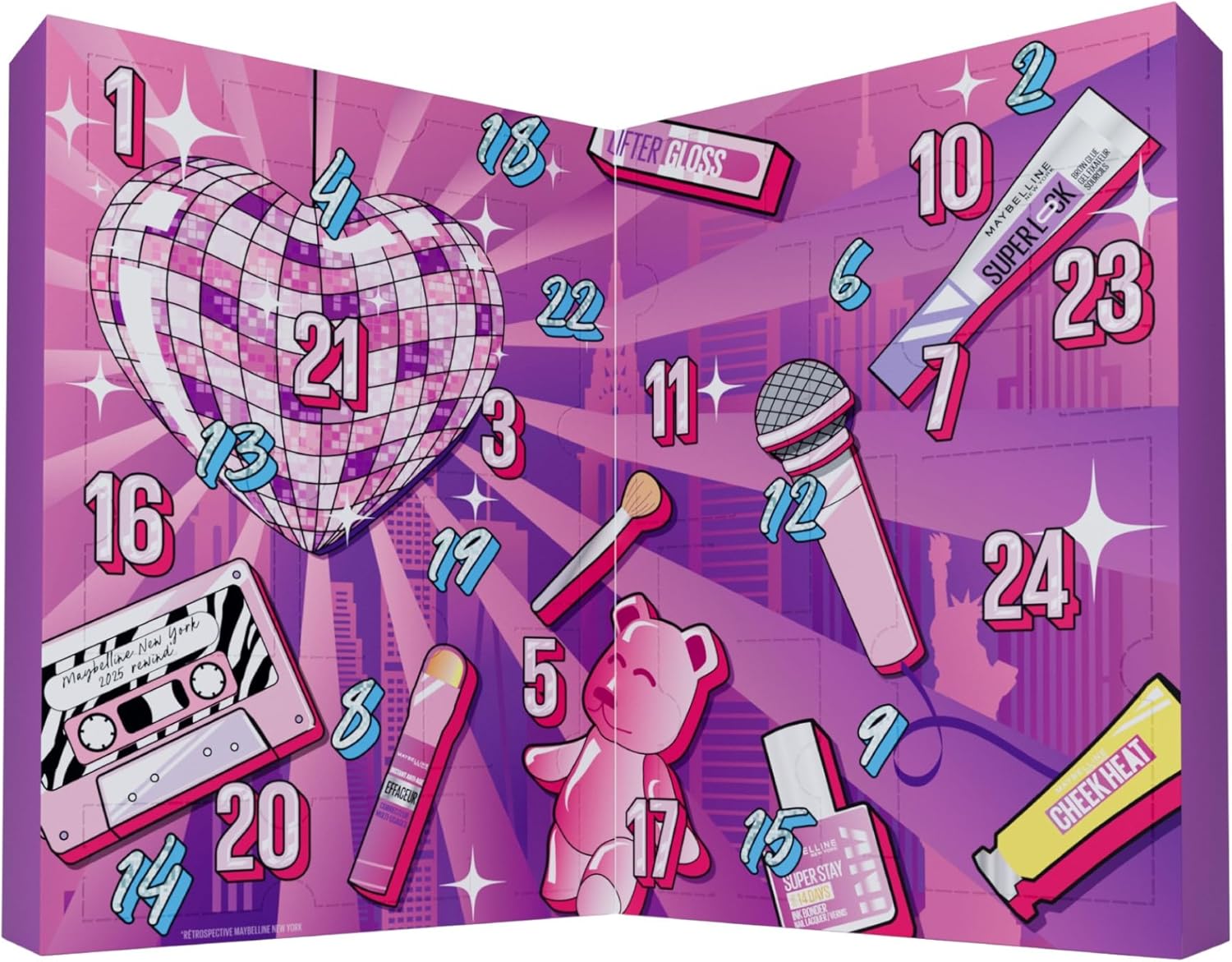 Calendrier de l’Avent Maybelline New York 2025