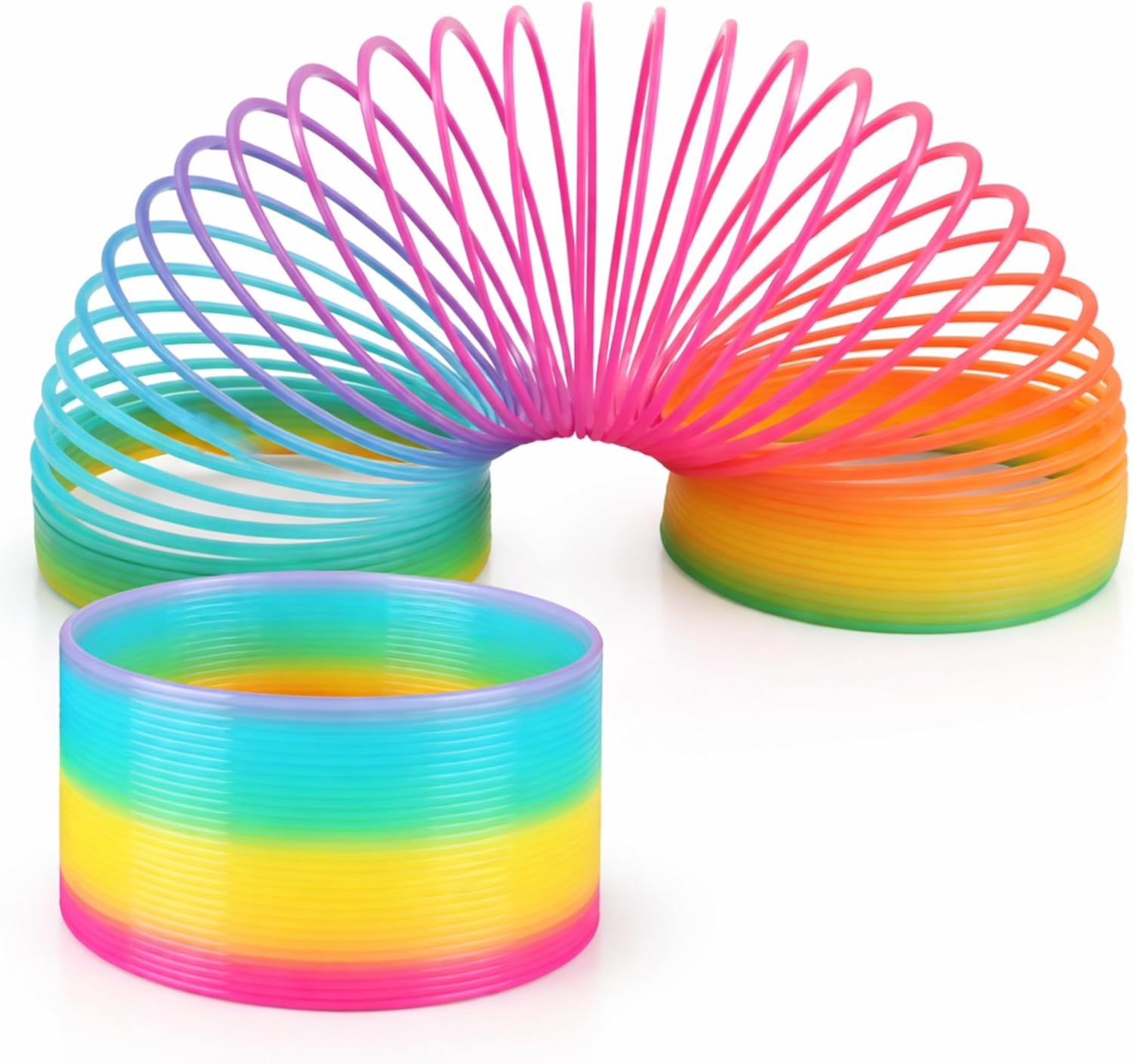 PARENCE — lot de 2 spirales arc-en-ciel
