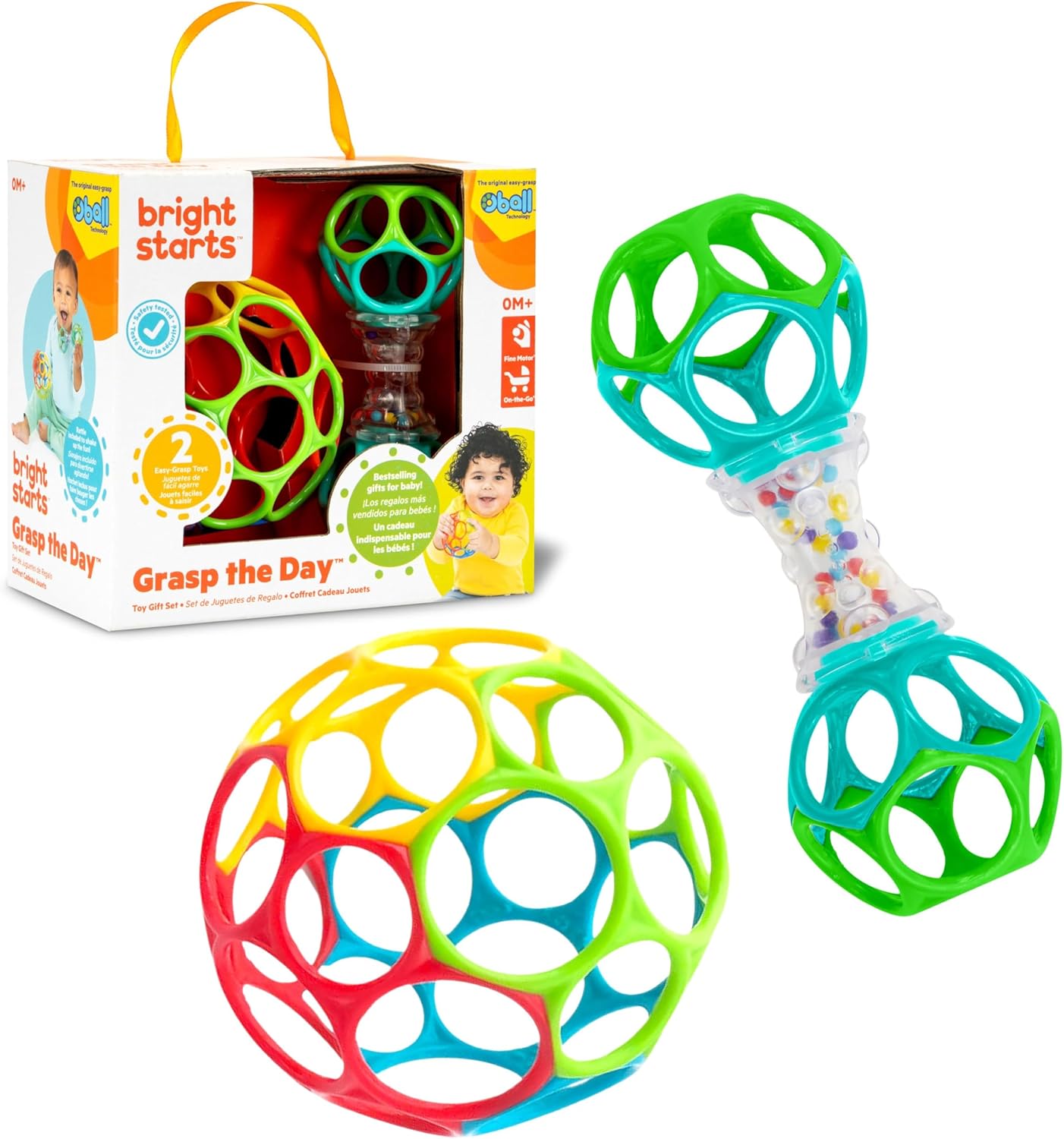 Set de hochets Oball Bright Starts préhension facile