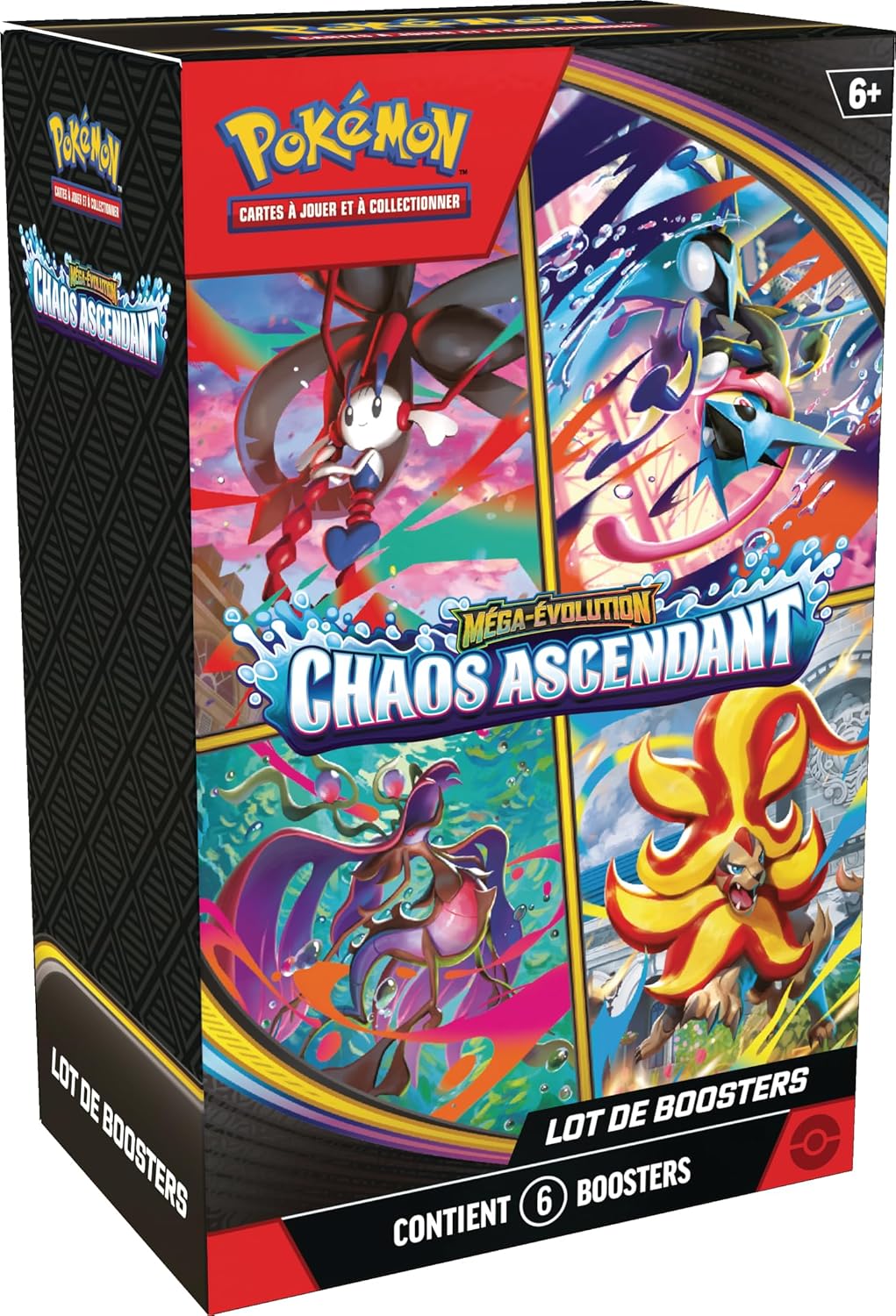 Pokémon — Lot de 6 boosters Méga-Évolution
