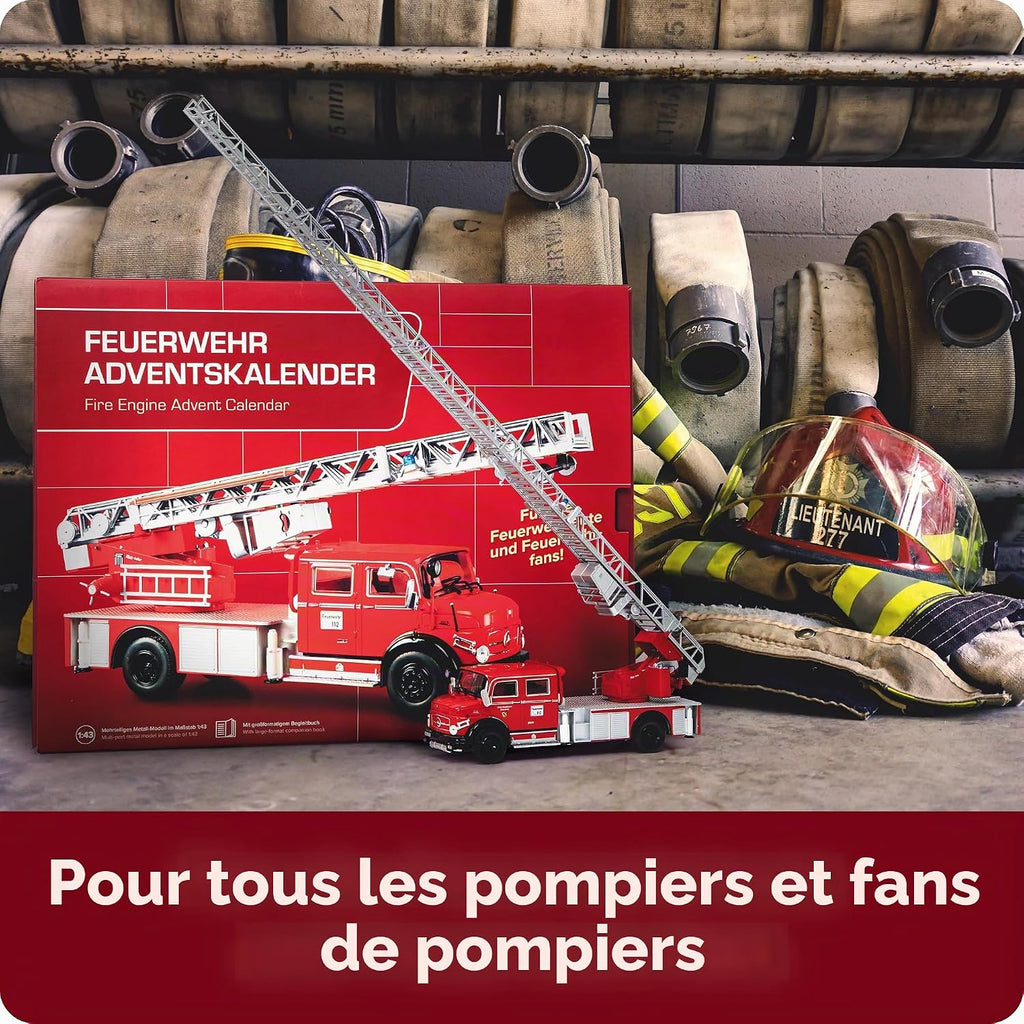 Camion de pompiers Franzis Mercedes-Benz L1519 terminé