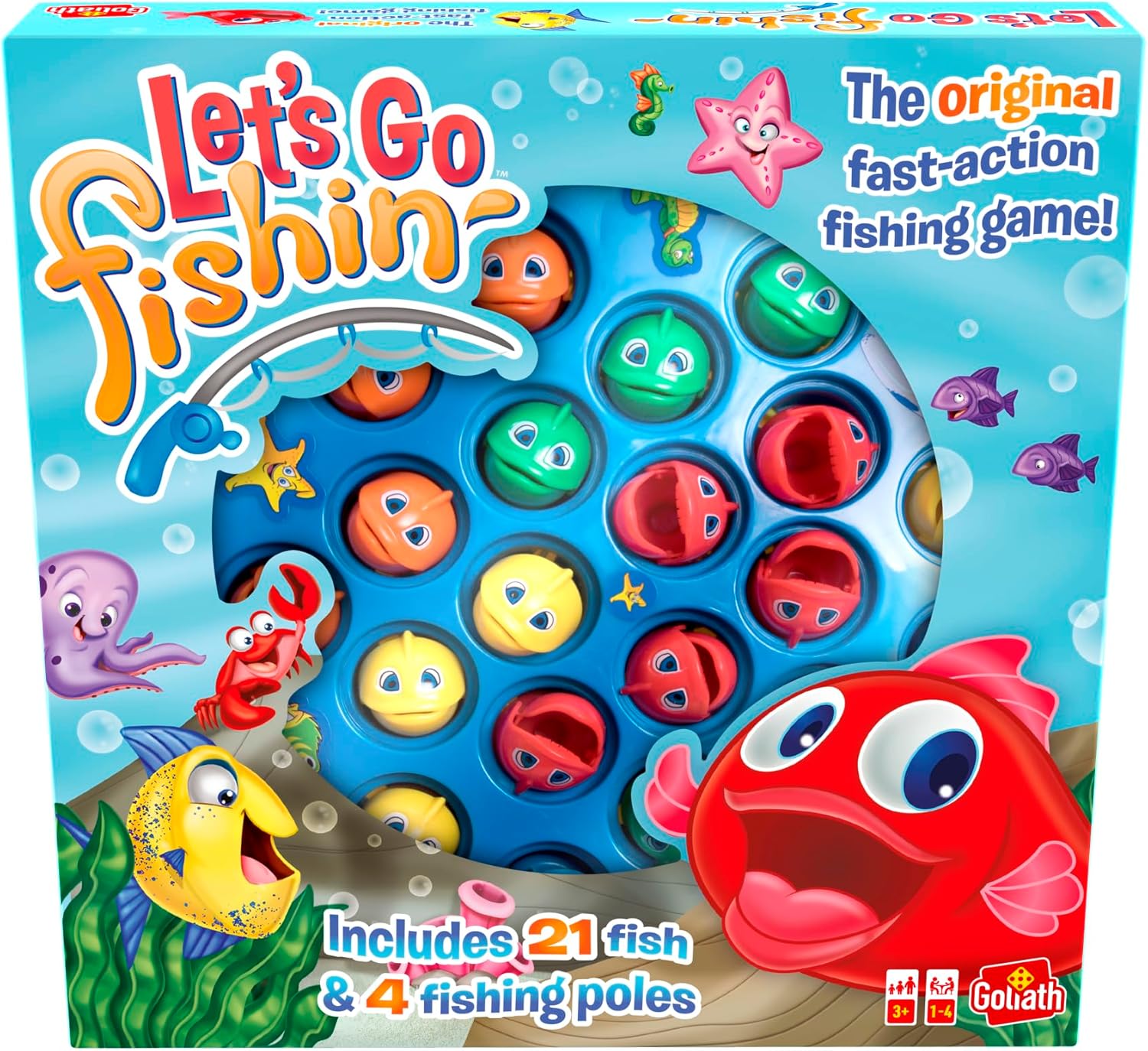 Jeu de pêche Let's Go Fishin' - Goliath
