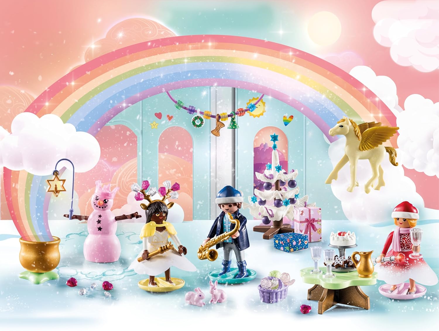 Calendrier de l’Avent Playmobil Arc-en-ciel