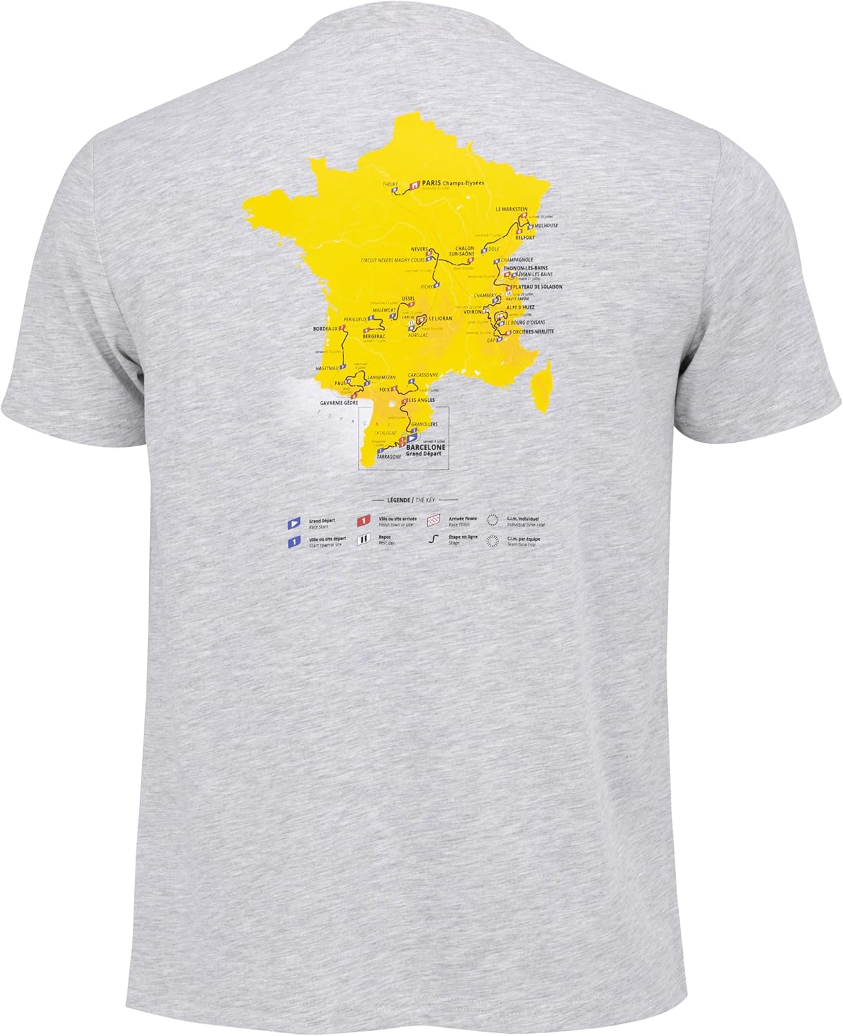 T-shirt Parcours des étapes 2026 (officiel)