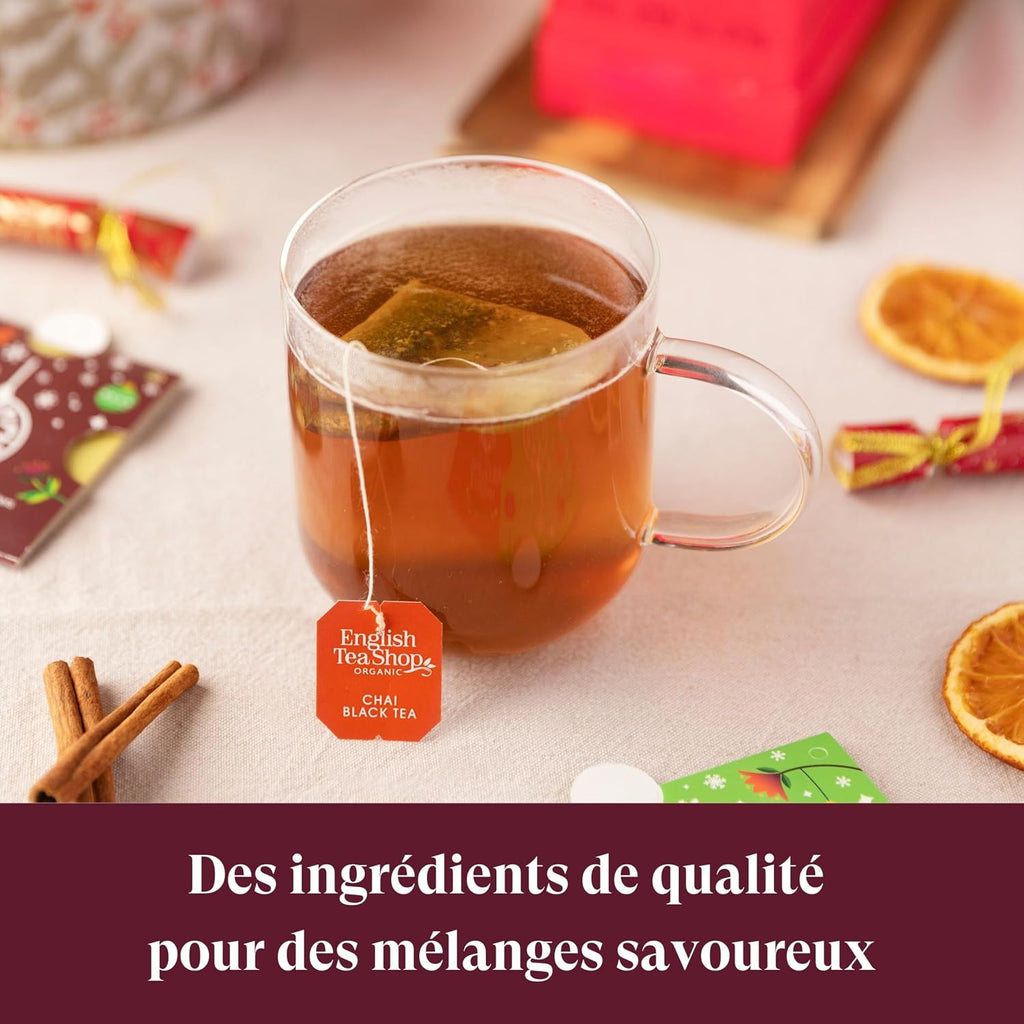 Ouverture d'une carte par jour, calendrier English Tea Shop