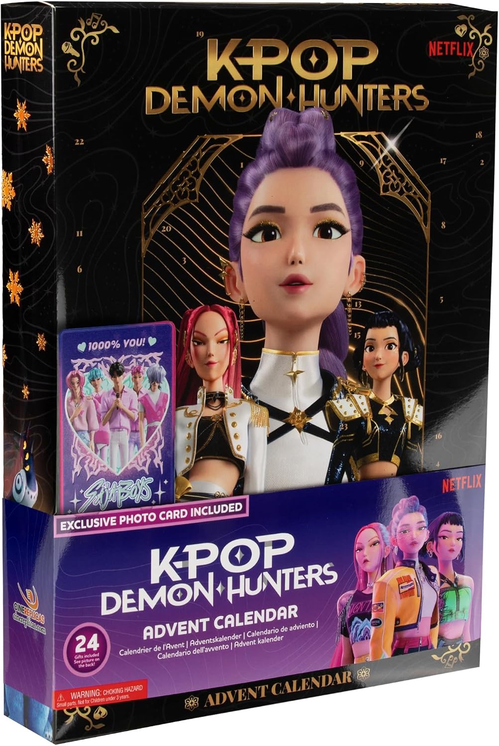 Calendrier de l'Avent KPop Demon Hunters Golden 2026 Cinereplicas