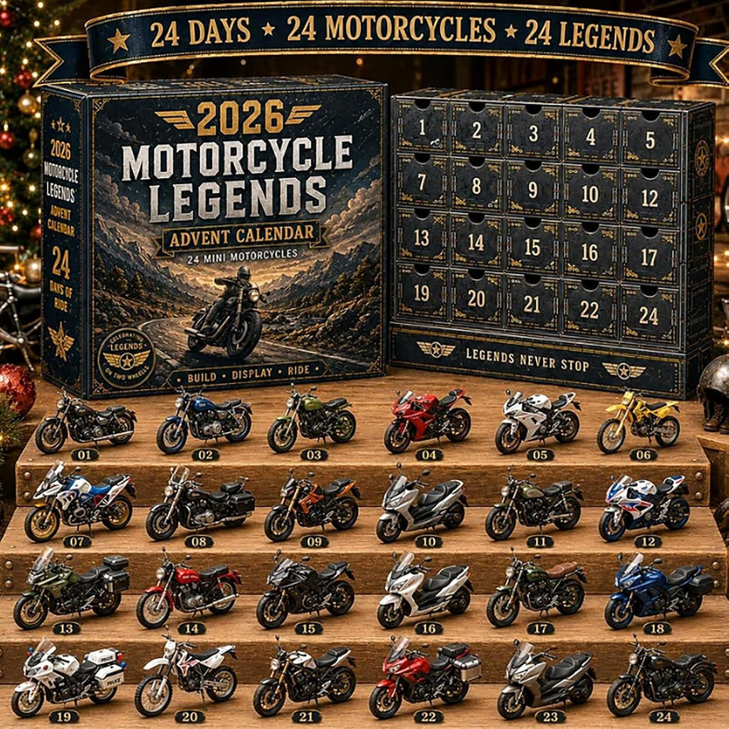 Les 24 motos du calendrier de l'Avent Motorcycle Legends 2026