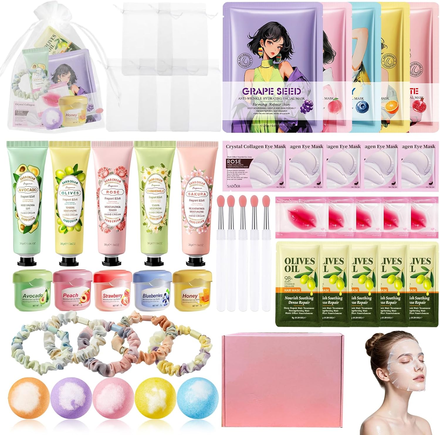 Coffret spa & bain 50 pièces