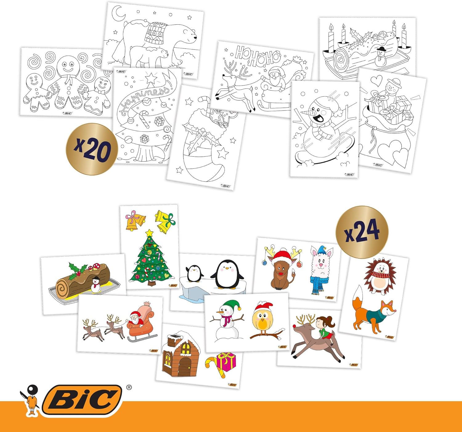 Calendrier de l’Avent Papeterie BIC