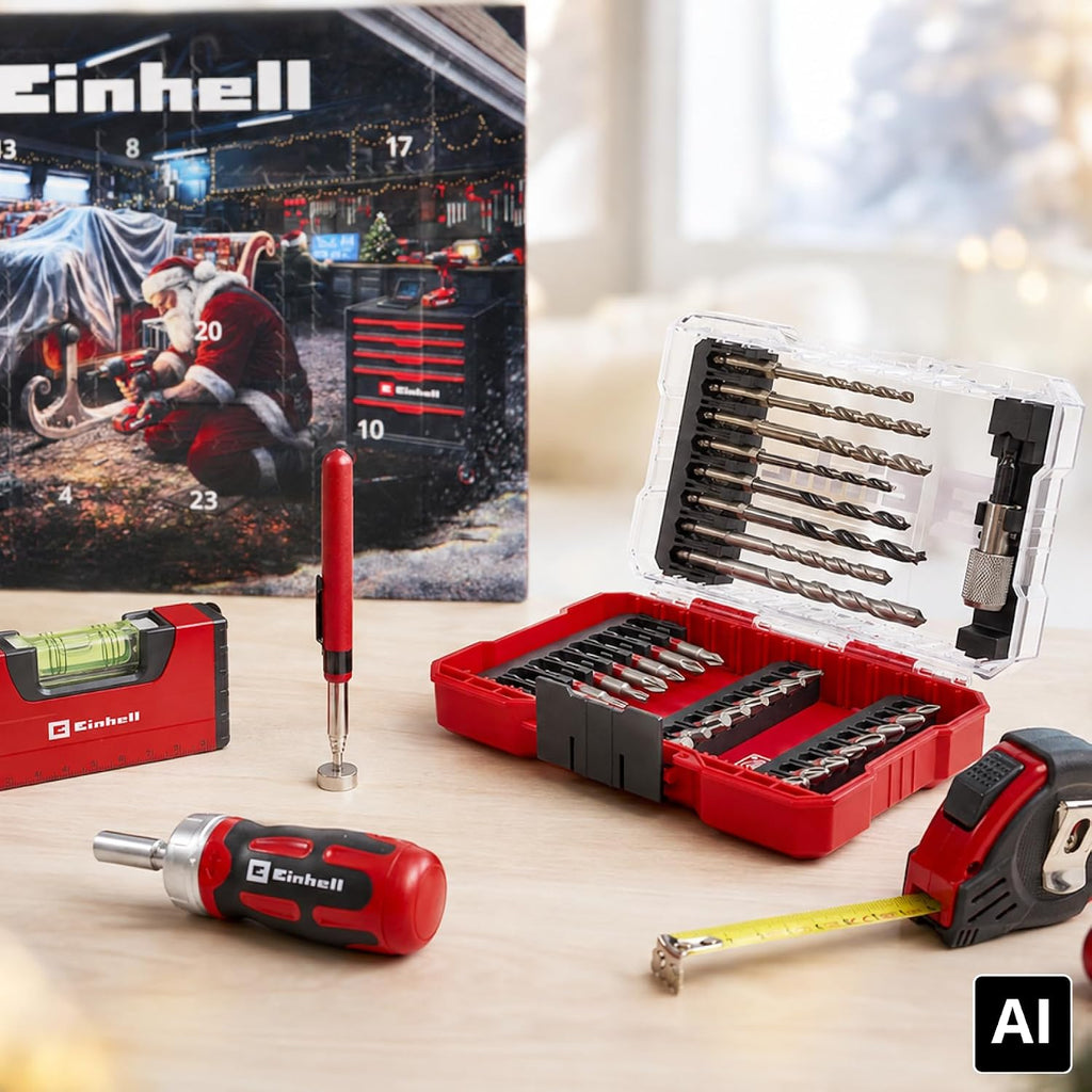 Calendrier de l'Avent Einhell déballage à 360°