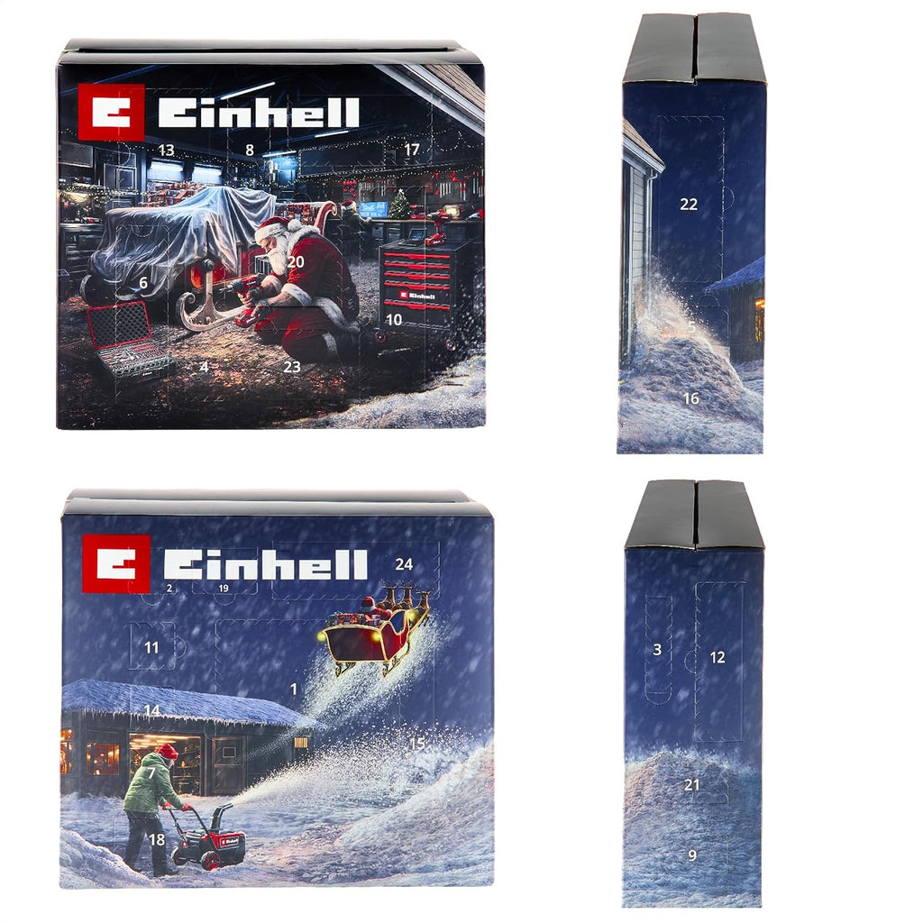 Contenu du calendrier de l'Avent Einhell 2026