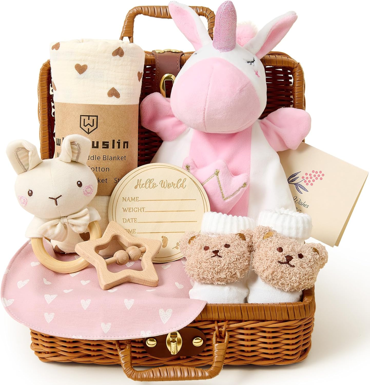 Ensemble robe bébé fille en coffret cadeau