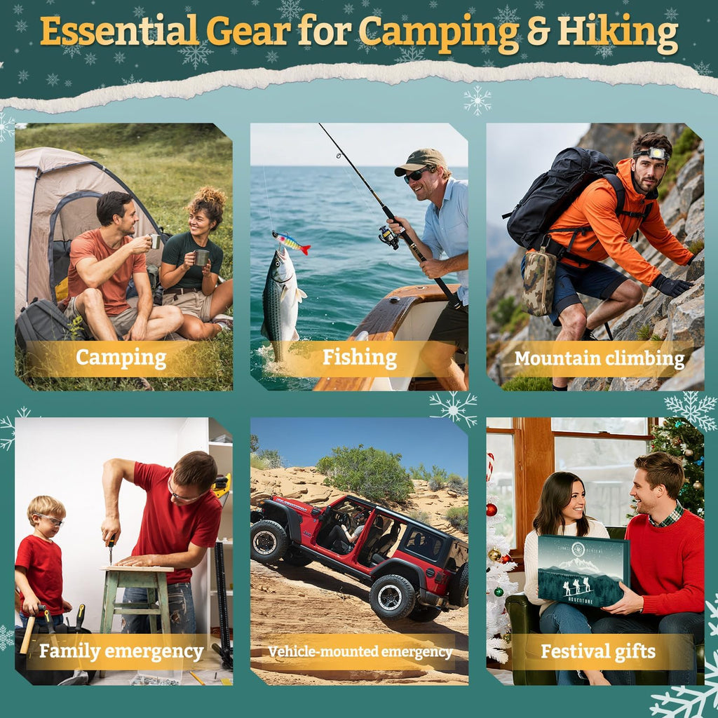 Accessoires camping et pêche du calendrier iZoeL