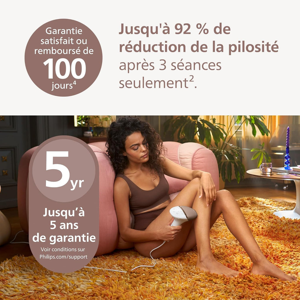 Philips Lumea Série 8000 : l’épilateur à lumière pulsée Philips