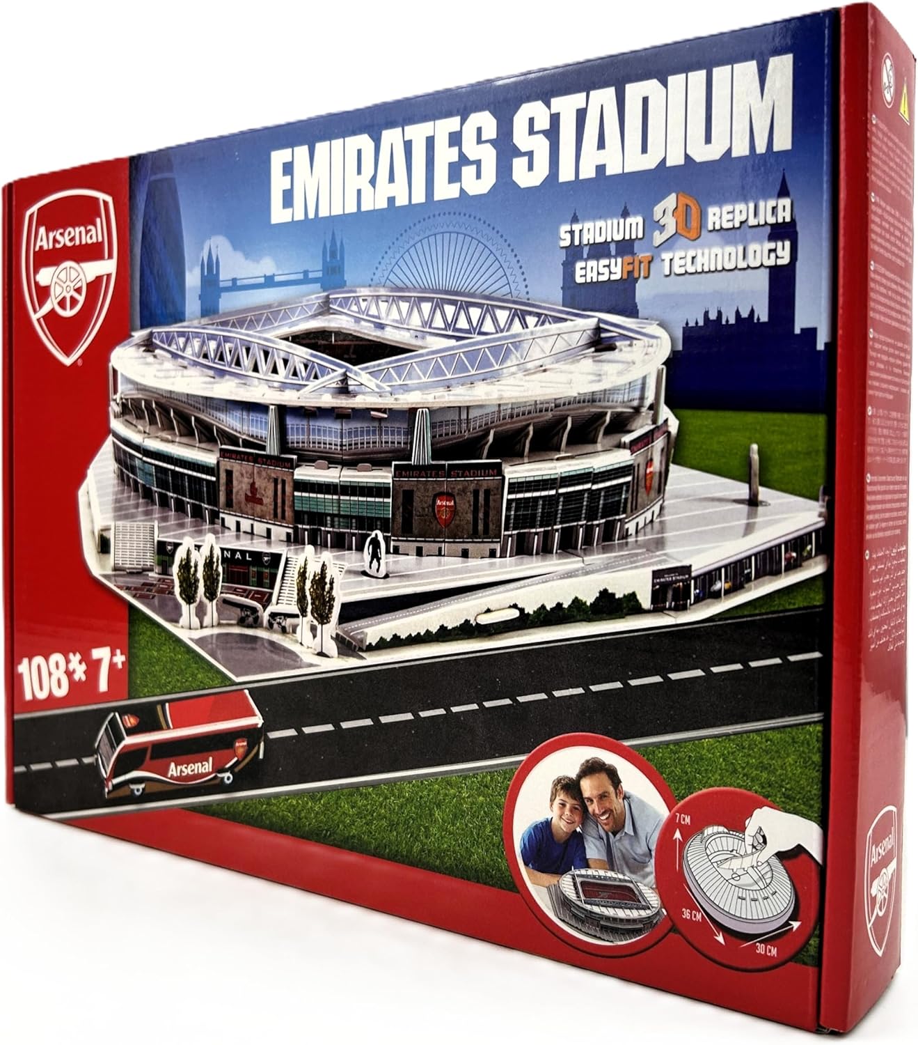 Puzzle 3D Emirates Stadium Arsenal