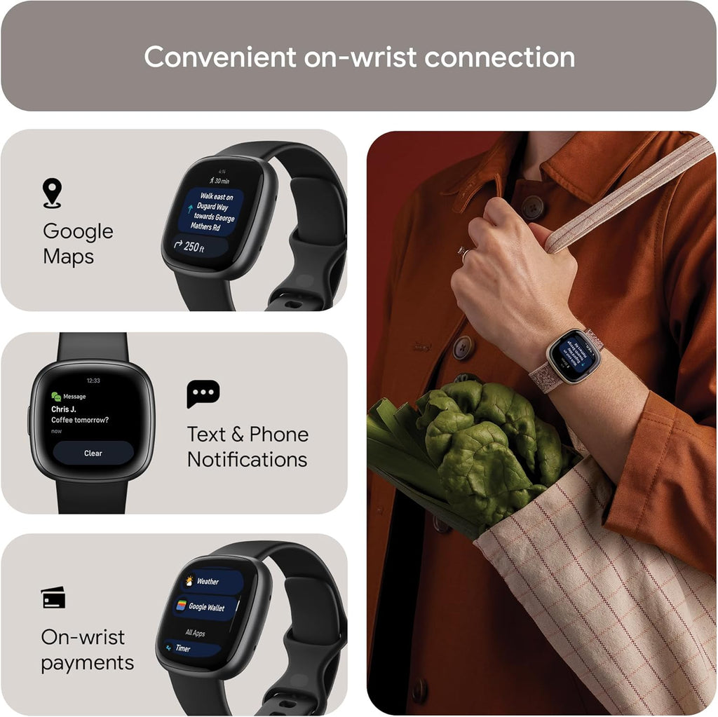 Montre connectée Fitbit Versa 4 – La montre idéale pour se (re)mettre au sport