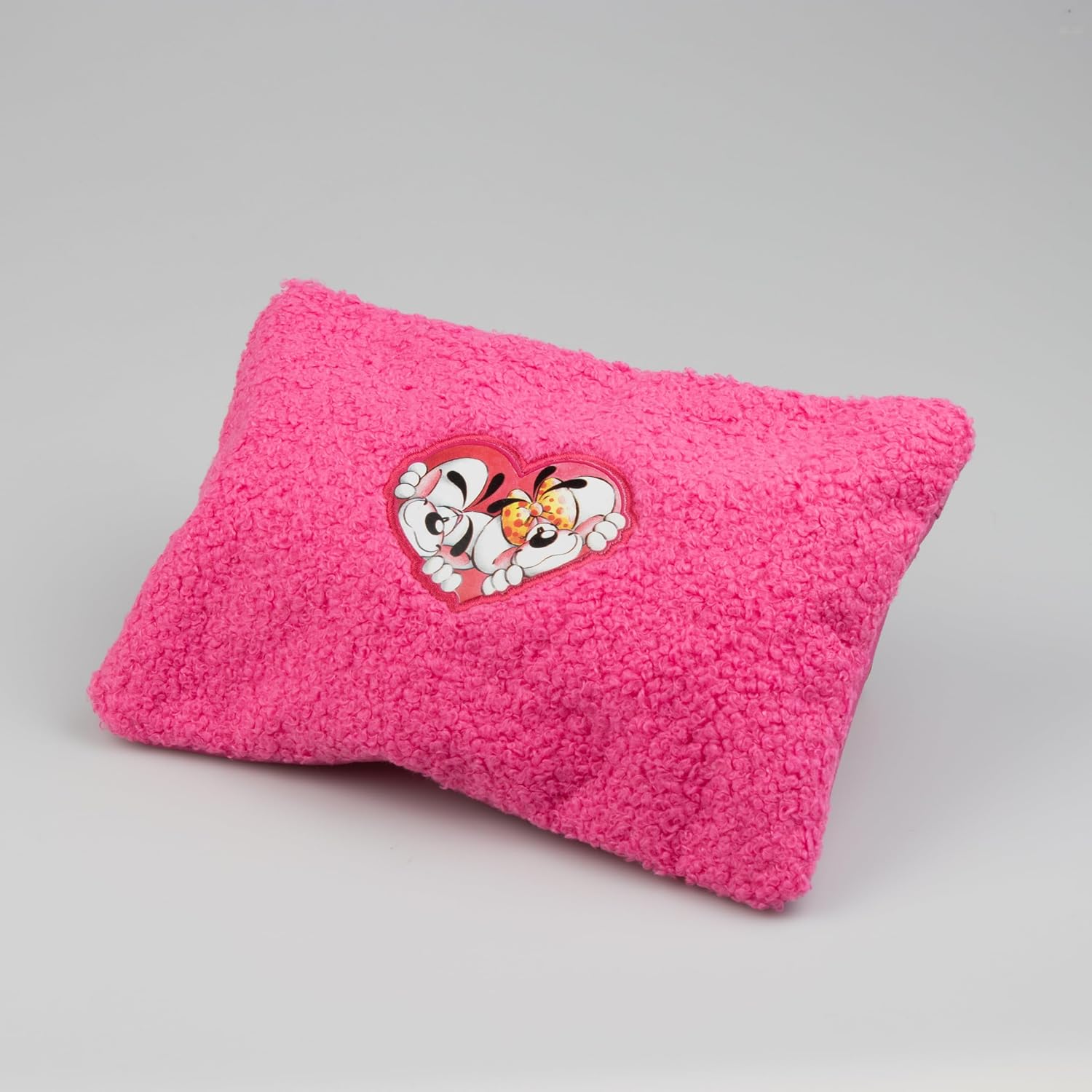 Pochette rose en matière peluche douce - Diddl