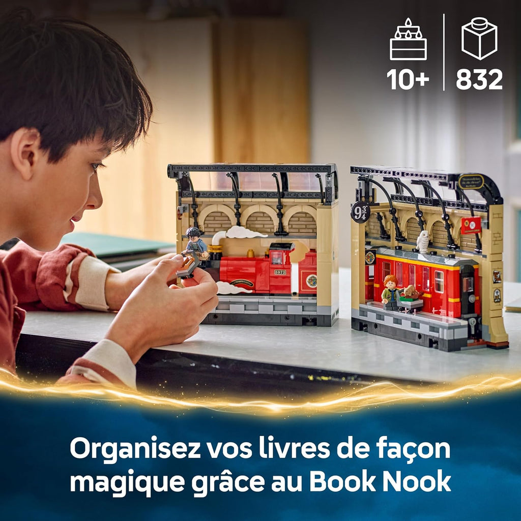 LEGO Harry Potter Book Nook : le Poudlard Express qui s’invite dans ta bibliothèque