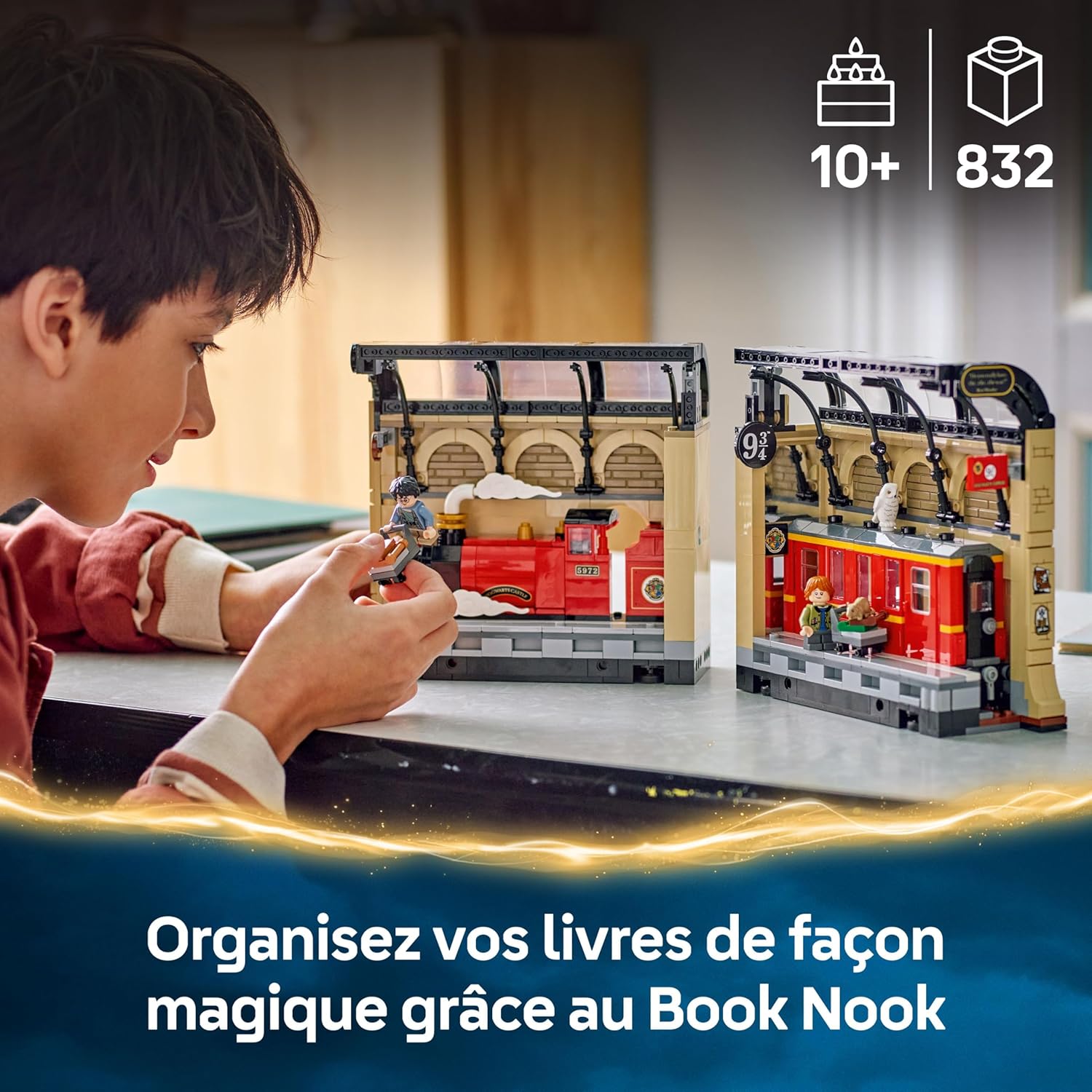 LEGO Harry Potter Book Nook : le Poudlard Express qui s’invite dans ta bibliothèque
