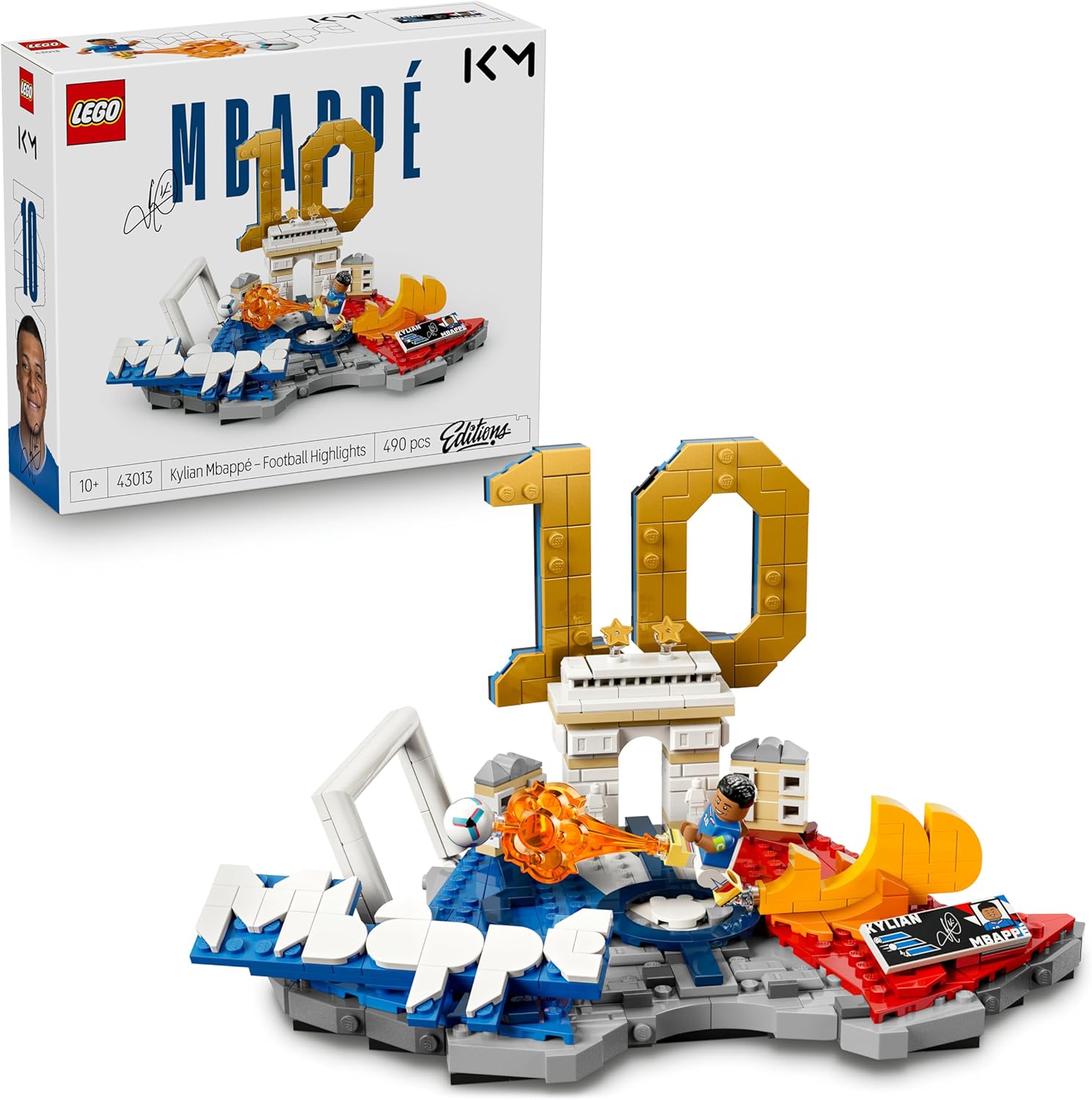 Set LEGO Editions Kylian Mbappé 43013 avec minifigurine