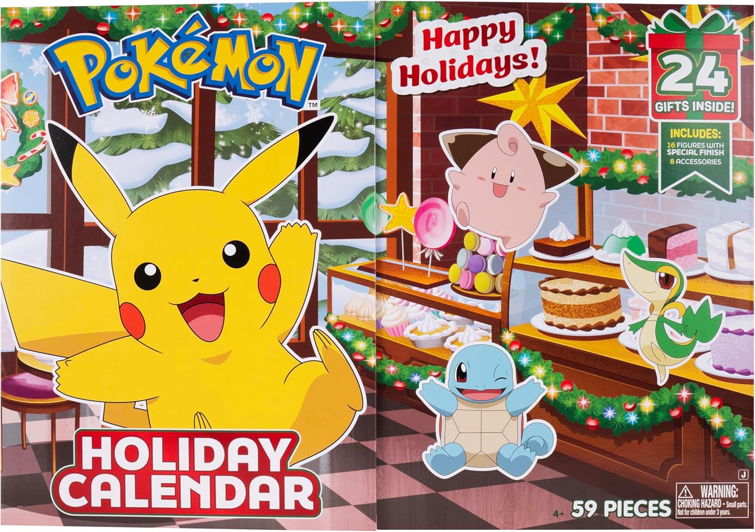 Calendrier de l’Avent Pokémon Holiday Calendar 2025 - Figurines & Accessoires