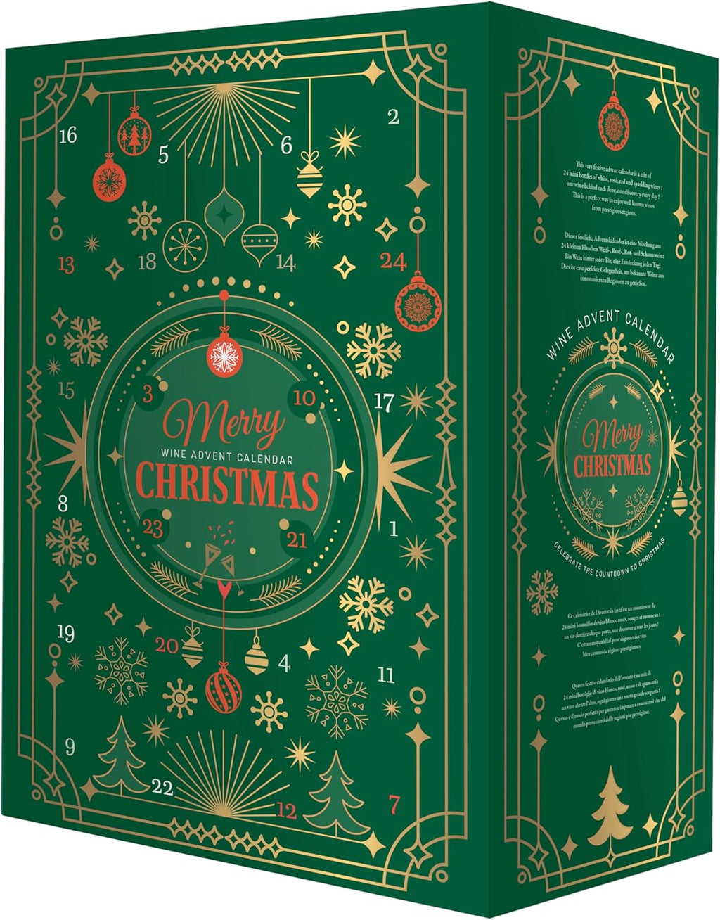 Calendrier de l’Avent Vin 2025 – 24 mini-bouteilles