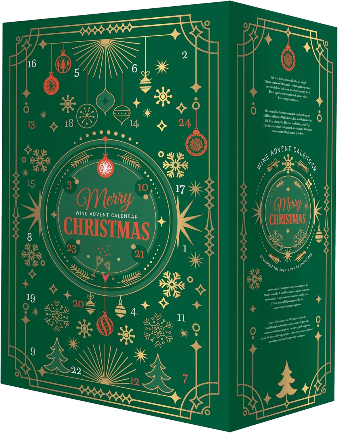 Calendrier de l’Avent Vin 2025 – 24 mini-bouteilles