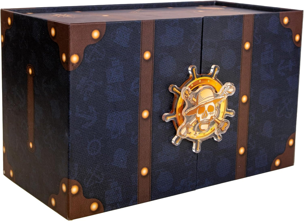 Calendrier de l'Avent One Piece Deluxe Cinereplicas, coffre de pirate à roue de gouvernail