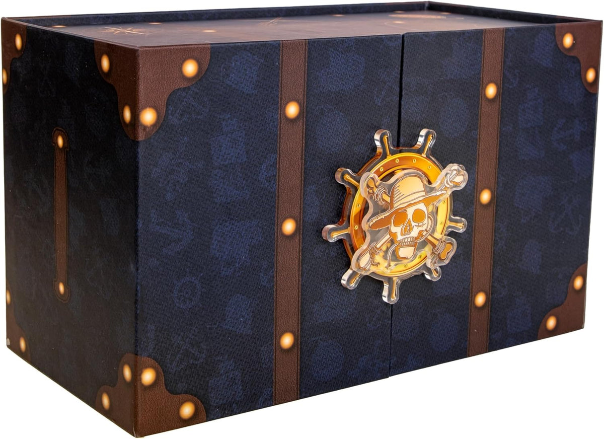 Calendrier de l'Avent One Piece Deluxe Cinereplicas, coffre de pirate à roue de gouvernail