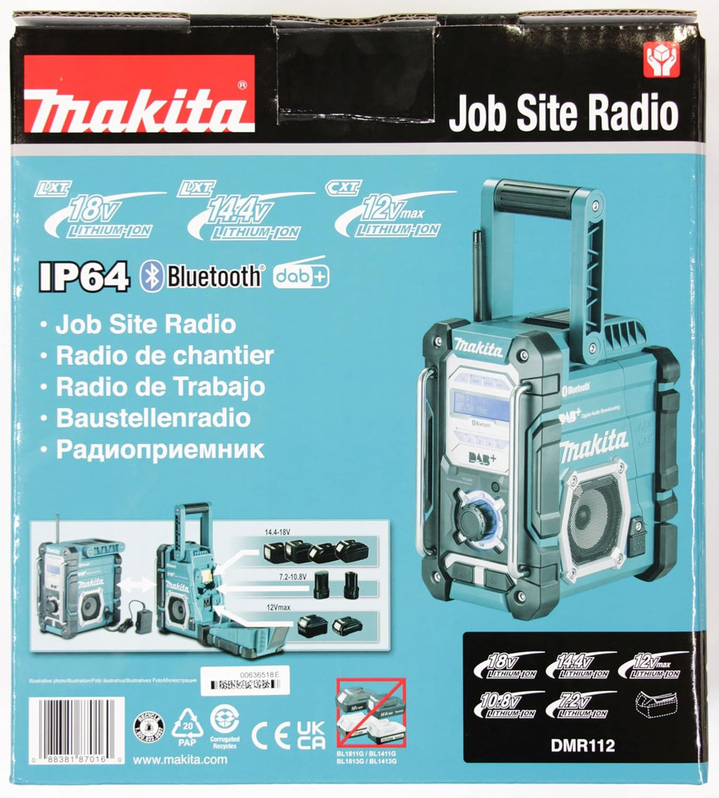 Radio de chantier ultra robuste Makita DMR112
