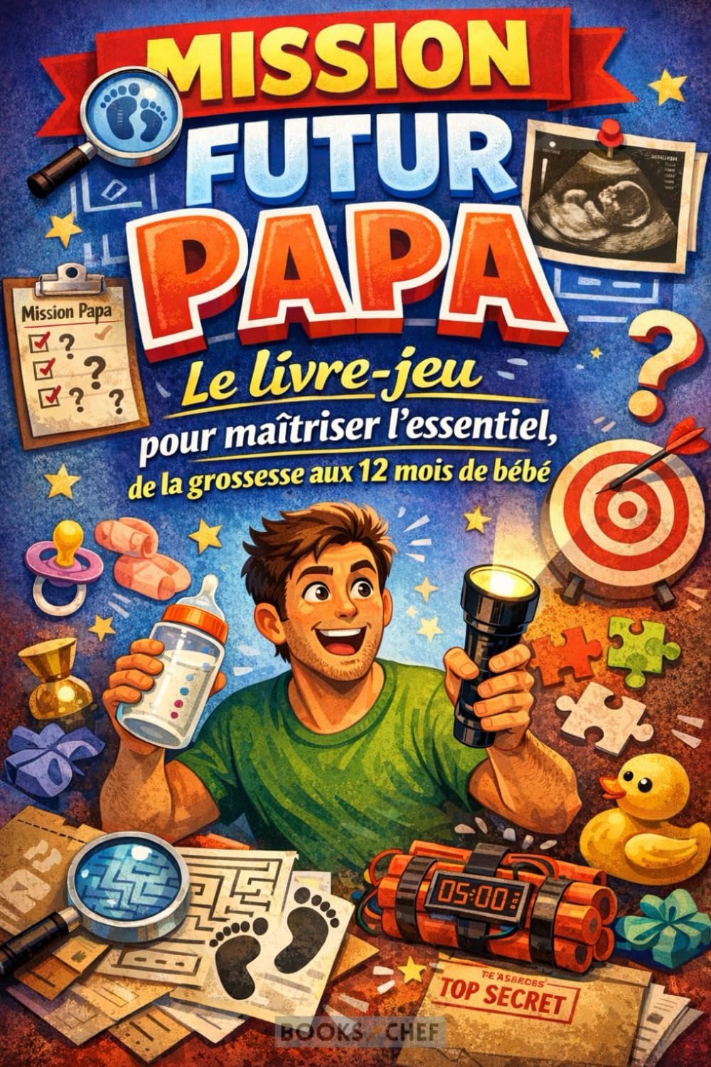 Mission Futur Papa livre-jeu de la grossesse aux 12 mois