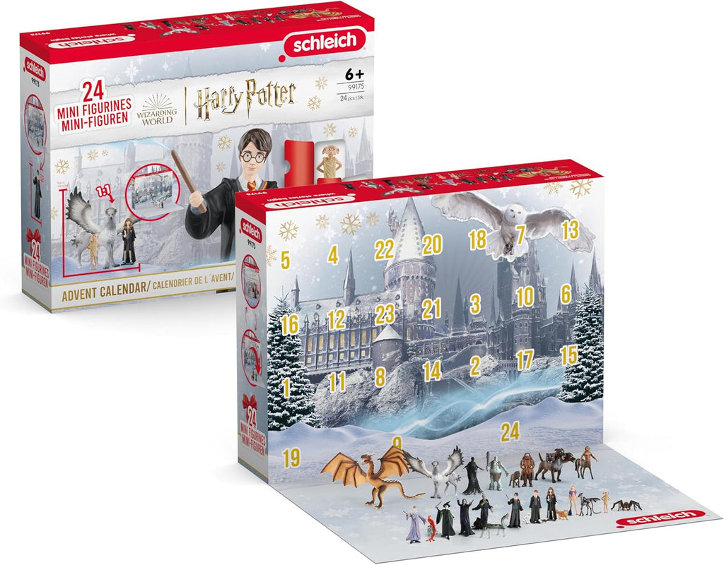 Calendrier de l'Avent Schleich Harry Potter 2025 ouvert