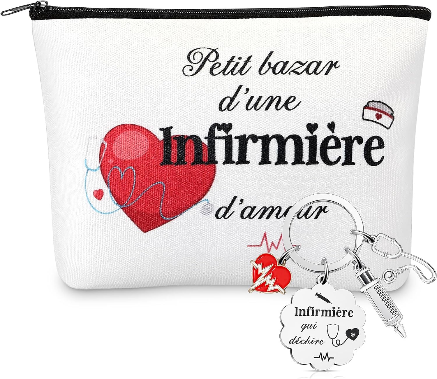 Pochette personnalisée infirmière (Xuniea)