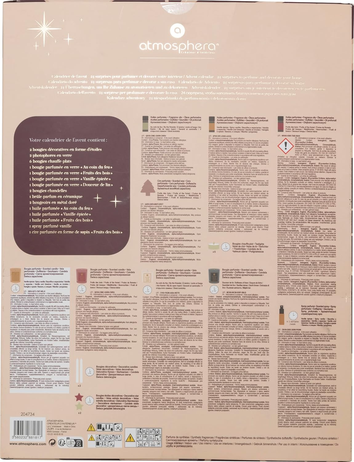 Calendrier de l’Avent Atmosphera Automne