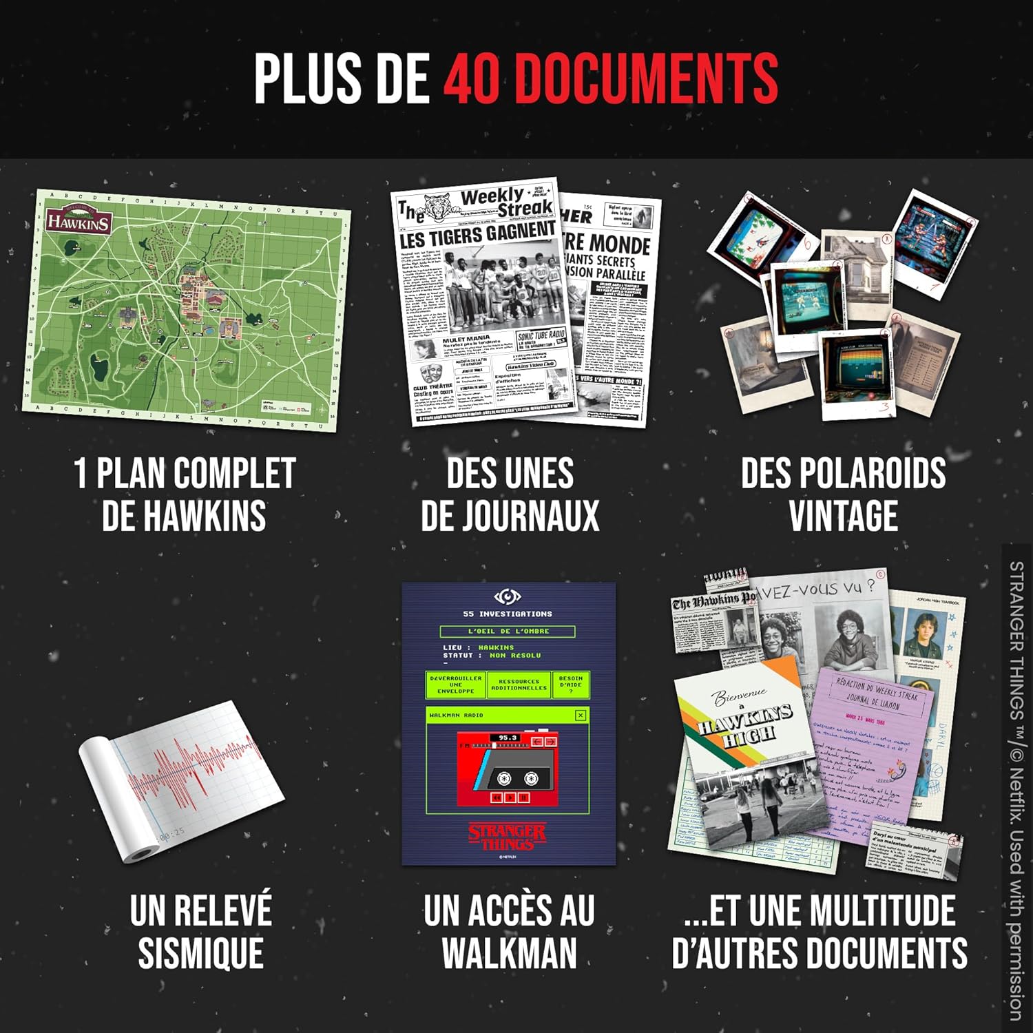 Dossiers Criminels : L'Ombre de Hawkins - Jeu Stranger Things