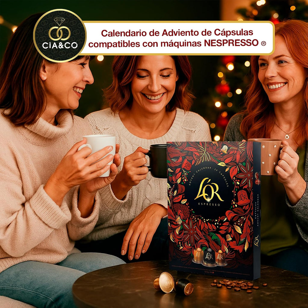 Calendrier de l'Avent café L'OR offert à Noël
